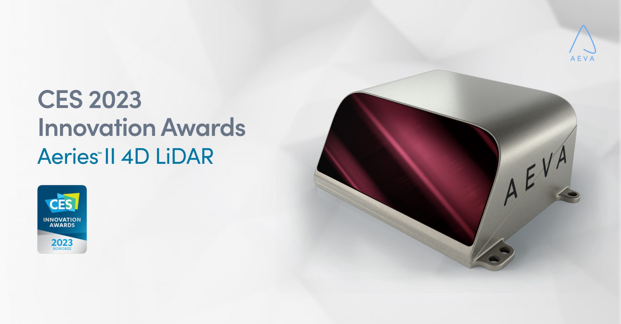 Aeva Honored with CES 2023 Innovation Award – Aeva